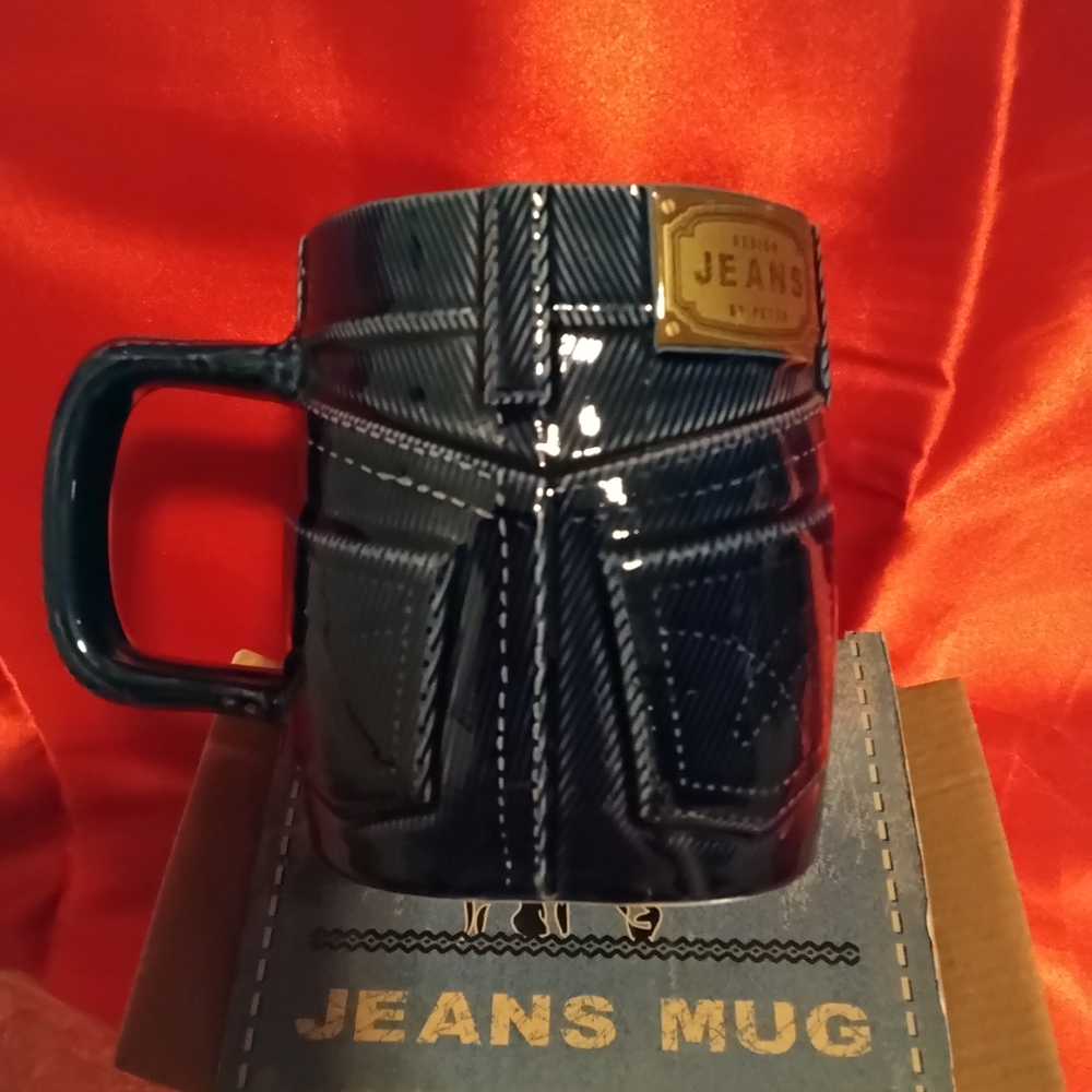 Jeans Mug Blue Denim Design - Picture 5 of 8